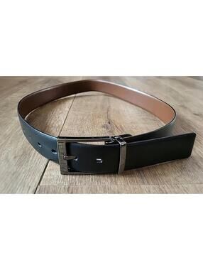 Perry Ellis Men's Black Belt Size 34/85